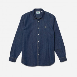 Koszula męska Lacoste Regular Fit Lightweight Organic Cotton Denim Shirt CH7637 QJH