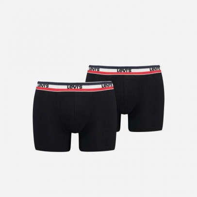 Bokserki męskie Levi's® Sportswear Logo Boxer Brief Organic CO 2-pack 37149-0804