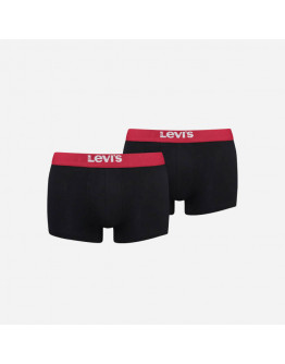 Bokserki męskie Levi's® Solid Basic Trunk Organic CO 2-Pack 37149-0829