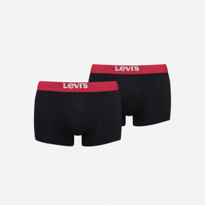 Bokserki męskie Levi's® Solid Basic Trunk Organic CO 2-Pack 37149-0829