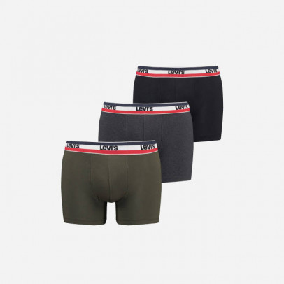 Bokerski męskie Levi's® Sportswear Logo Boxer Brief 3-Pack 37149-0814