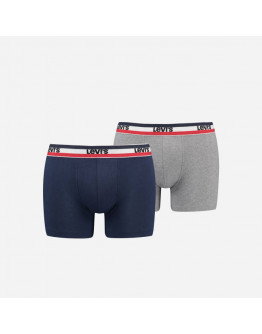 Bokserki męskie Levi's® Sportswear Logo Boxer Brief Organic CO 2-pack 37149-0815