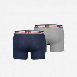 Bokserki męskie Levi's® Sportswear Logo Boxer Brief Organic CO 2-pack 37149-0815