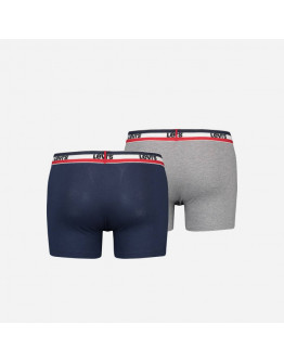 Bokserki męskie Levi's® Sportswear Logo Boxer Brief Organic CO 2-pack 37149-0815