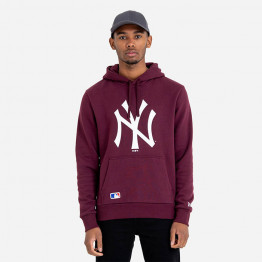 Bluza męska New Era New York Yankees Team Logo Maroon Hoodie 11863699