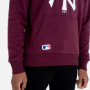 Bluza męska New Era New York Yankees Team Logo Maroon Hoodie 11863699