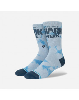 Skarpetki Stance x Shark Week Crew Sock A556C22SHA BLU