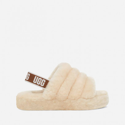 Klapki damskie UGG Fluff Yeah 1095119 NAT