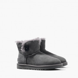 Buty damskie UGG Mini Bailey Button II 1016422 GREY