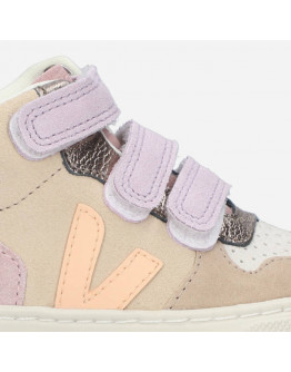 Buty dziecięce sneakersy Veja Small V-10 Mid Suede DX0303036K